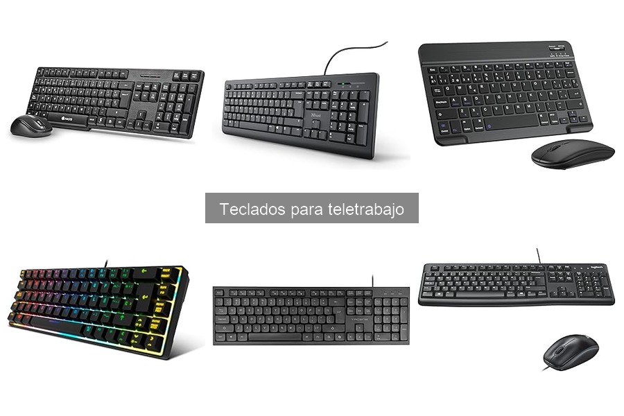 Comparativa: Teclados Inalámbricos vs. Teclados con Cable para Teletrabajo