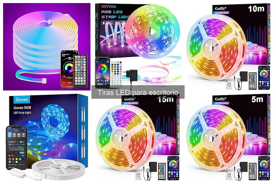 Comparativa: Tiras LED vs Lámparas de Escritorio