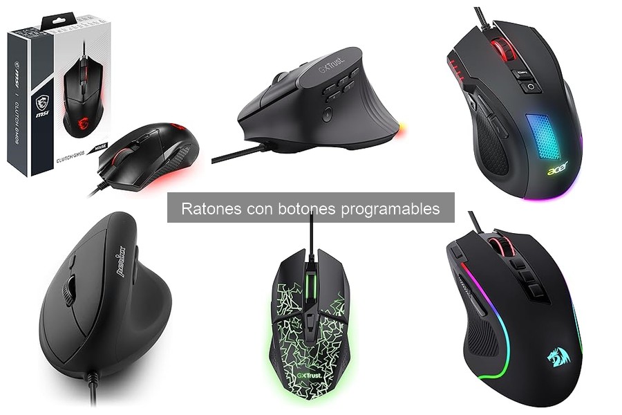 Compra ratón con botones programables al mejor precio