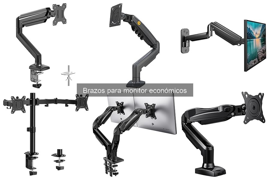 Consejos prácticos para usar un brazo para monitor ergonómico