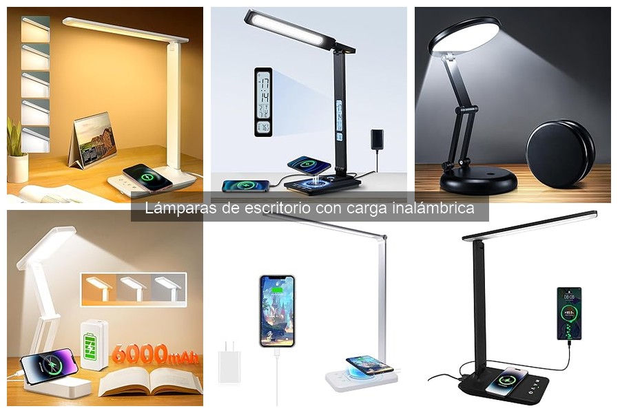 Descubre las lámparas de escritorio con carga inalámbrica