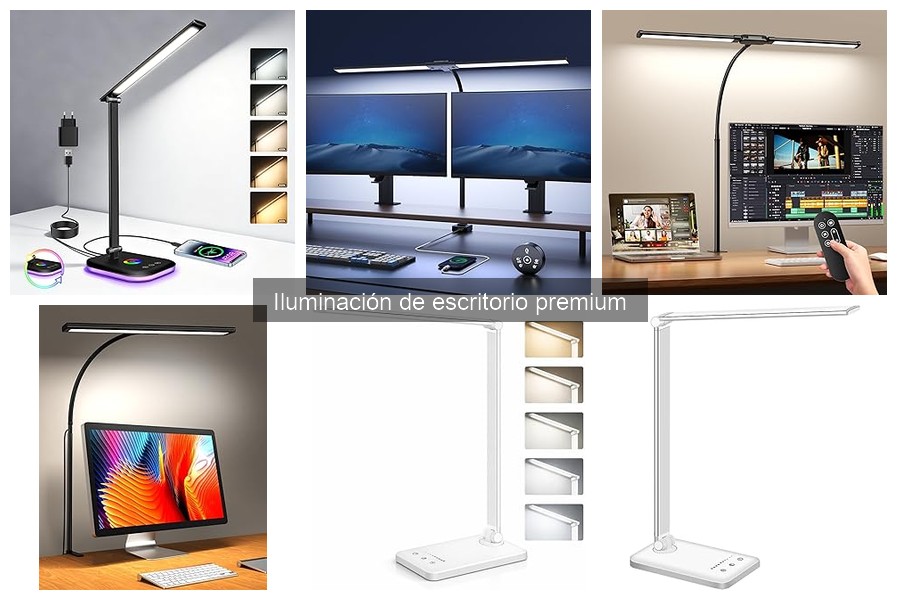 Diferencias entre lámparas LED y fluorescentes de escritorio