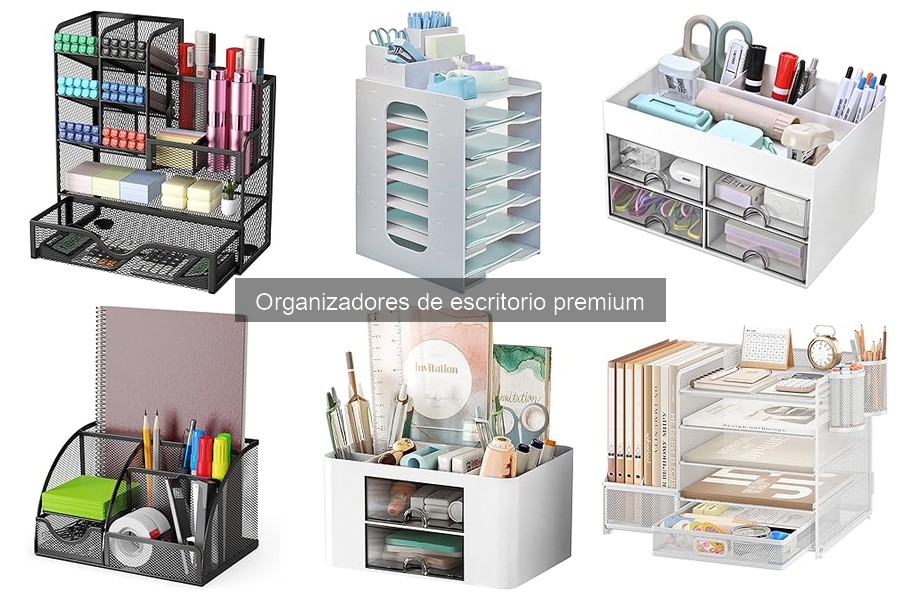 Diseños Elegantes para Organizadores de Escritorio Premium