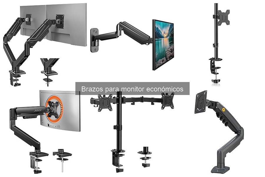 Dónde comprar brazos para monitor económicos: mejores opciones