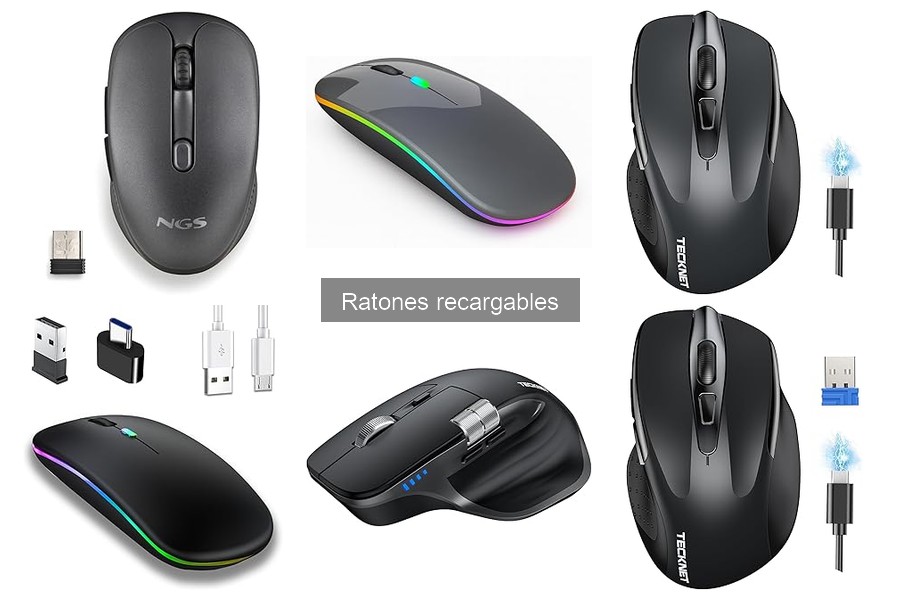 Dónde comprar ratones recargables baratos y ofertas