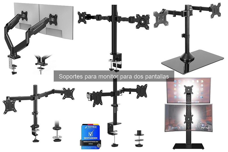 Dónde comprar soportes para monitor de dos pantallas