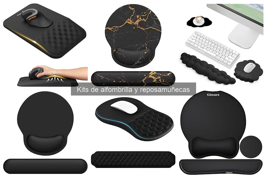 Errores al elegir kits de alfombrilla y reposamuñecas para oficina