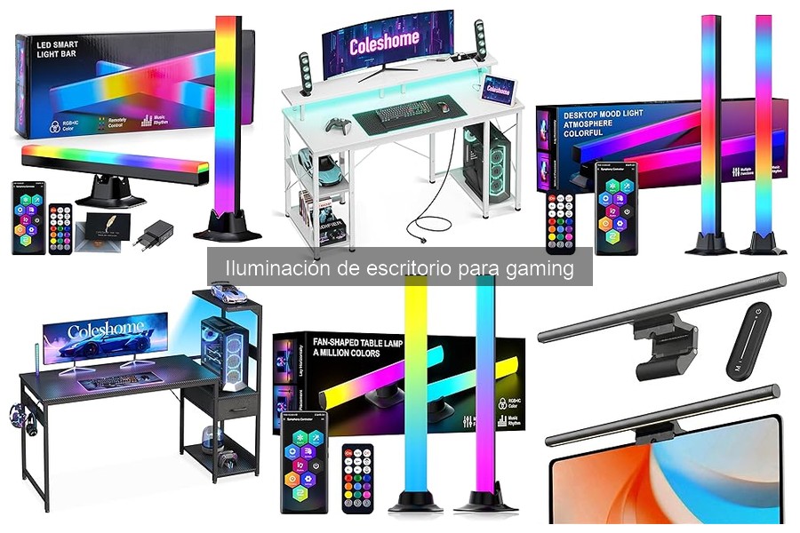 Errores comunes al comprar iluminación de escritorio para gaming
