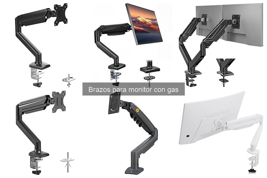 Errores comunes al usar brazos para monitor con gas