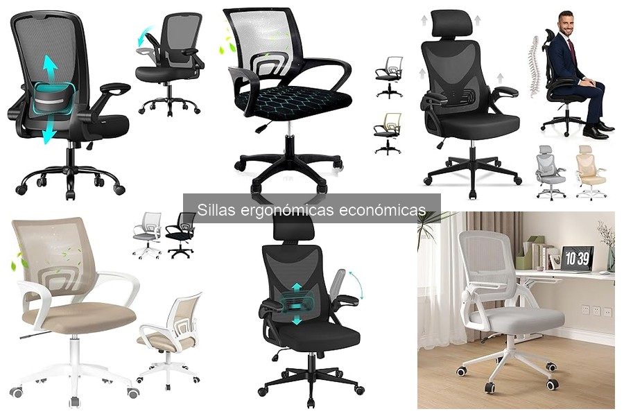 ** Errores comunes al usar sillas ergonómicas económicas