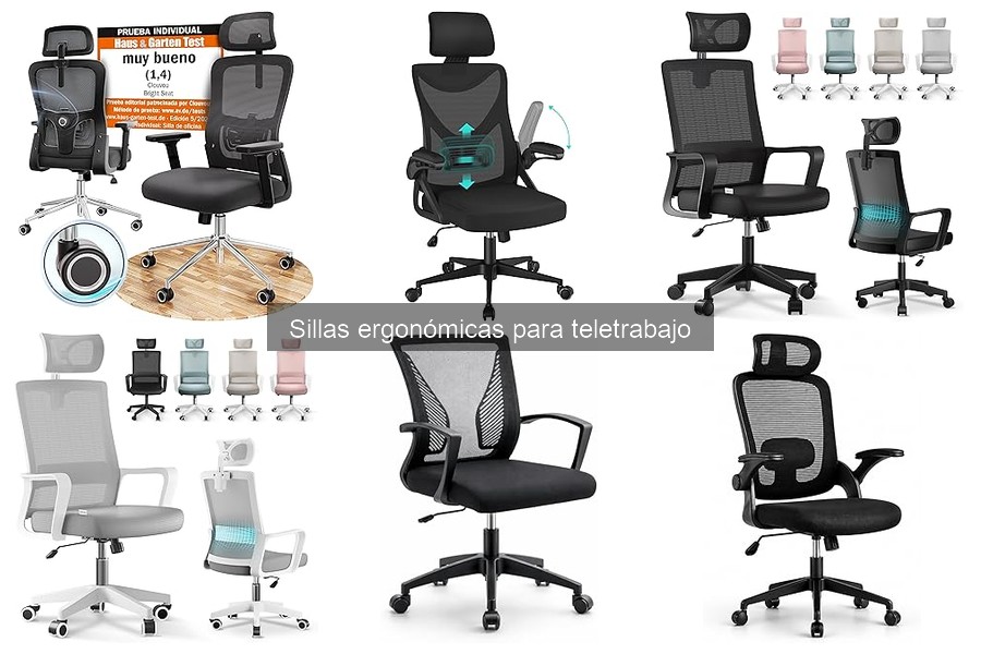 Errores comunes al usar sillas ergonómicas en teletrabajo