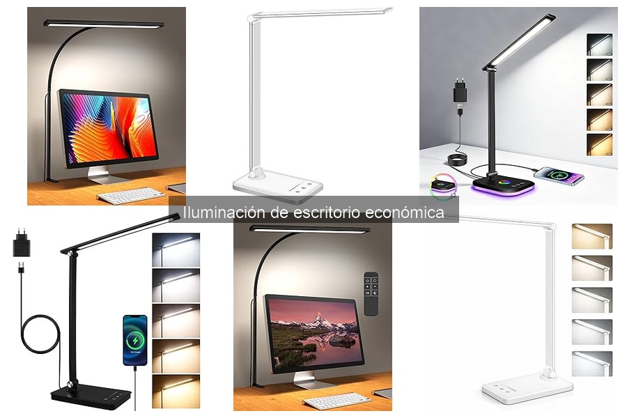 Errores comunes en iluminación de escritorio económica