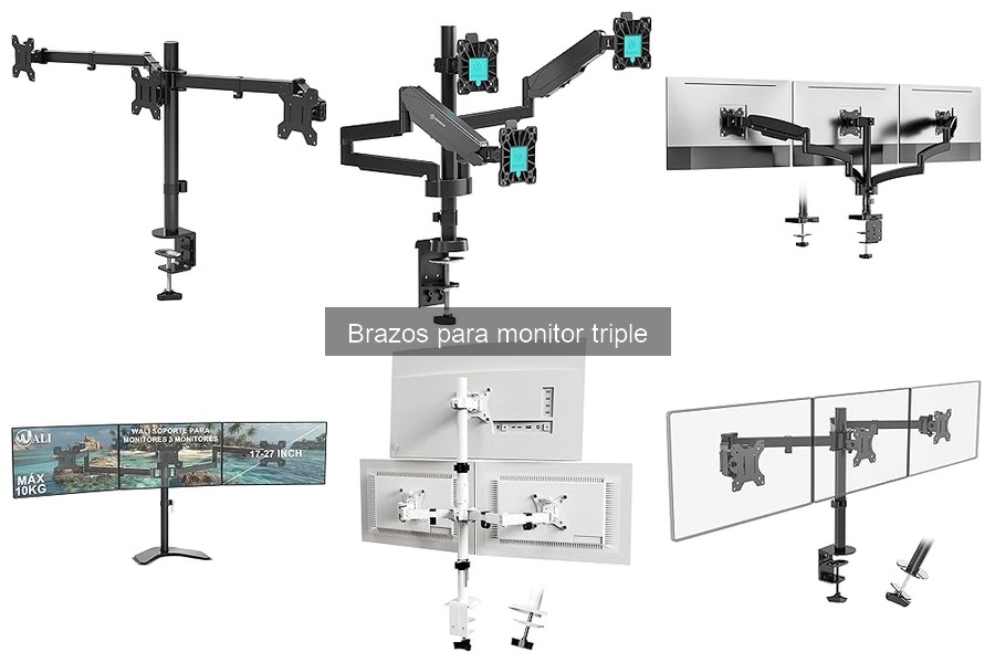 Errores frecuentes al instalar brazos para monitor triple
