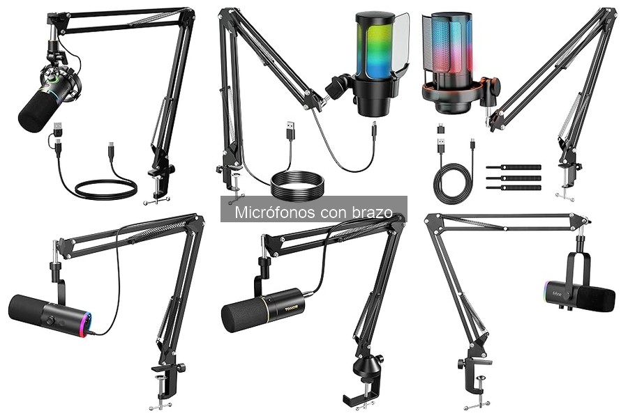 Guía de compra de micrófonos con brazo para streaming y podcasting