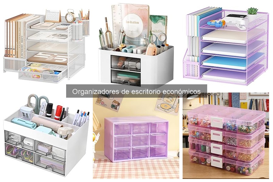 Guía de compra de organizadores de escritorio económicos