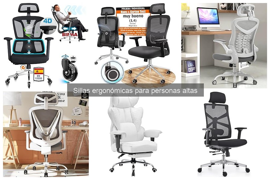 Guía de Compra: Sillas Ergonómicas para Personas Altas