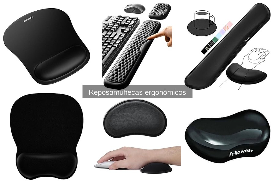 Guía de instalación de reposamuñecas ergonómicos