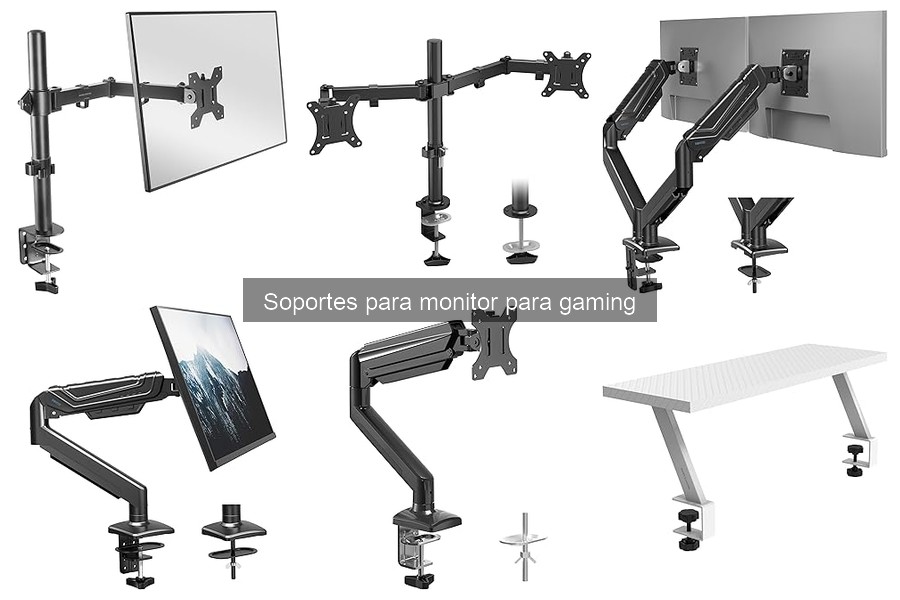 Guía de Instalación de Soportes para Monitor Gaming
