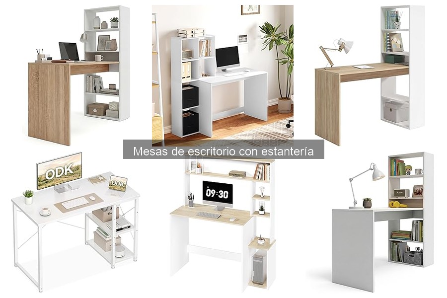 Guía de Instalación para Mesas de Escritorio con Estantería