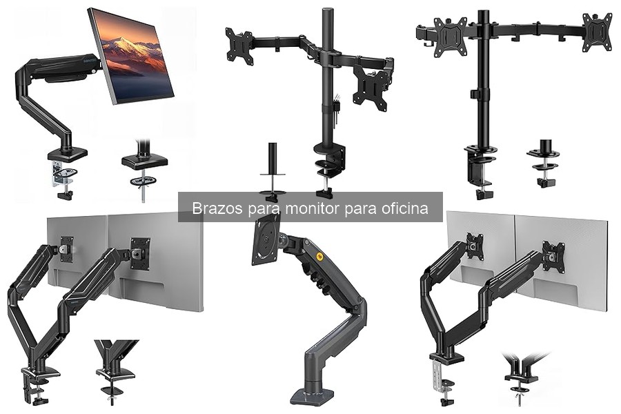 Guía para Elegir el Brazo Ideal para Monitor en la Oficina