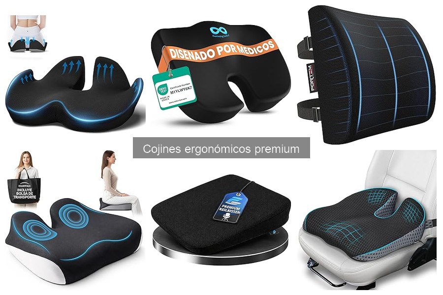 Guía para elegir el cojín ergonómico premium ideal