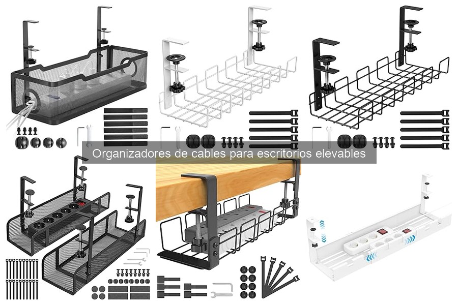 Guía para elegir el mejor organizador de cables para escritorios