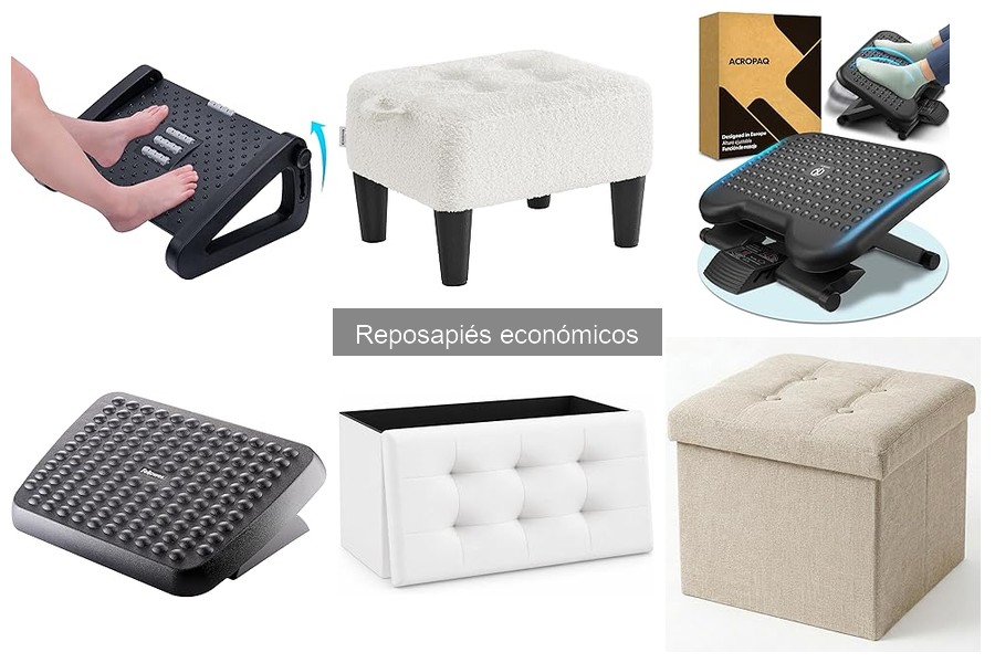 Guía para elegir el mejor reposapiés económico