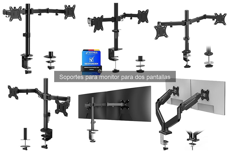 Guía para elegir el mejor soporte de monitor doble