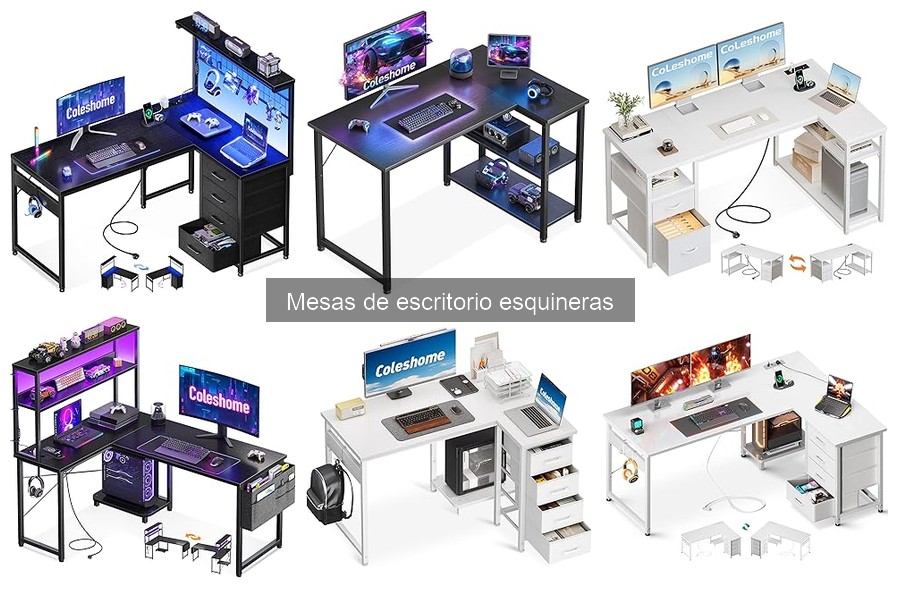 Guía para elegir la mejor mesa de escritorio esquinera