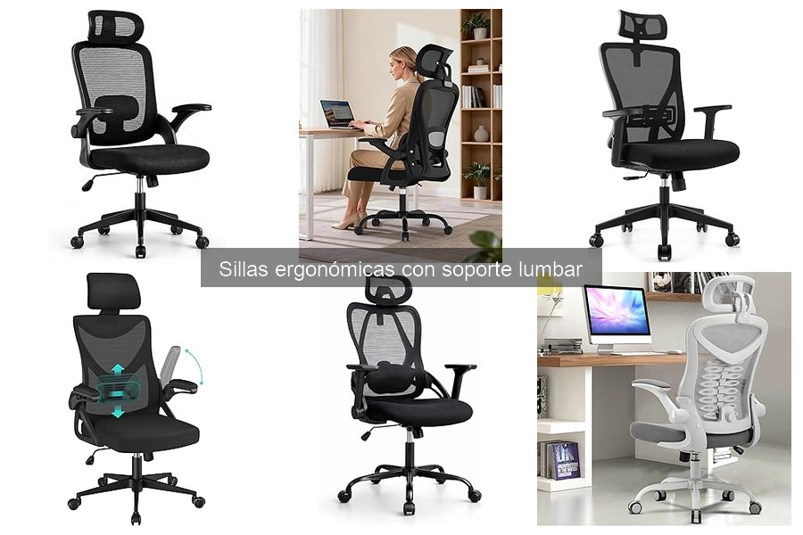 Guía para elegir la mejor silla ergonómica con soporte lumbar