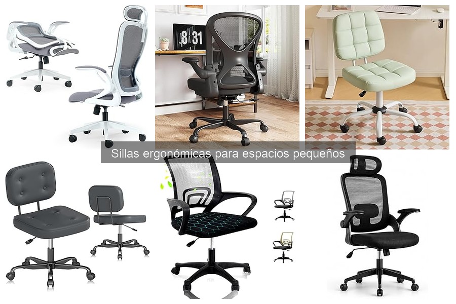 Guía para elegir la silla ergonómica ideal para espacios pequeños