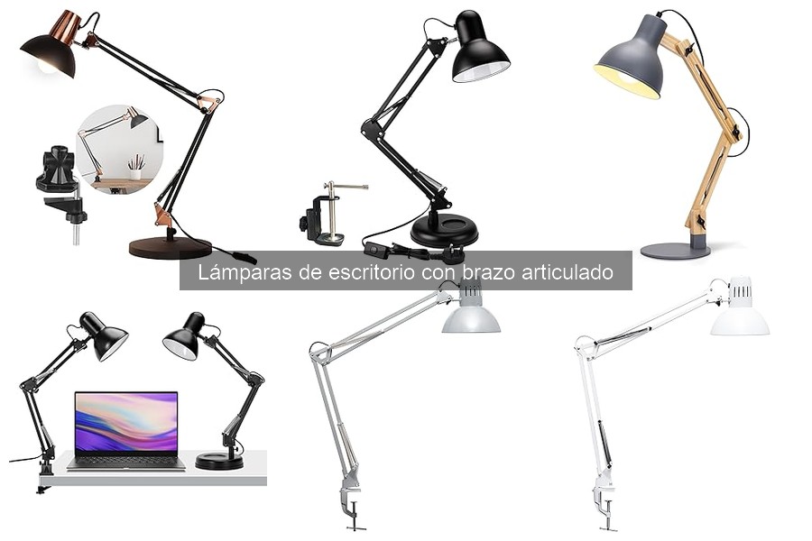 Guía para elegir lámparas de escritorio con brazo articulado