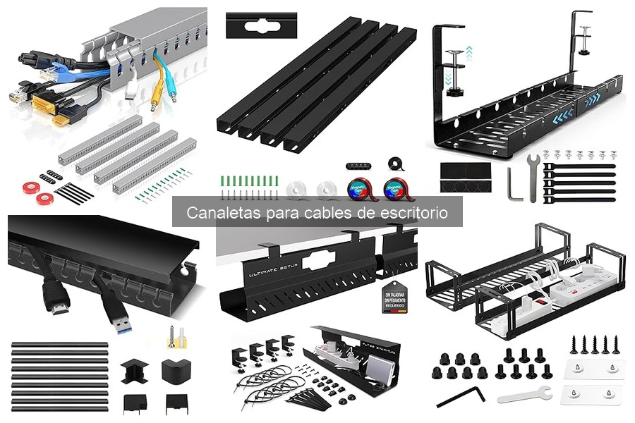 Guía para Instalar Canaletas para Cables de Escritorio