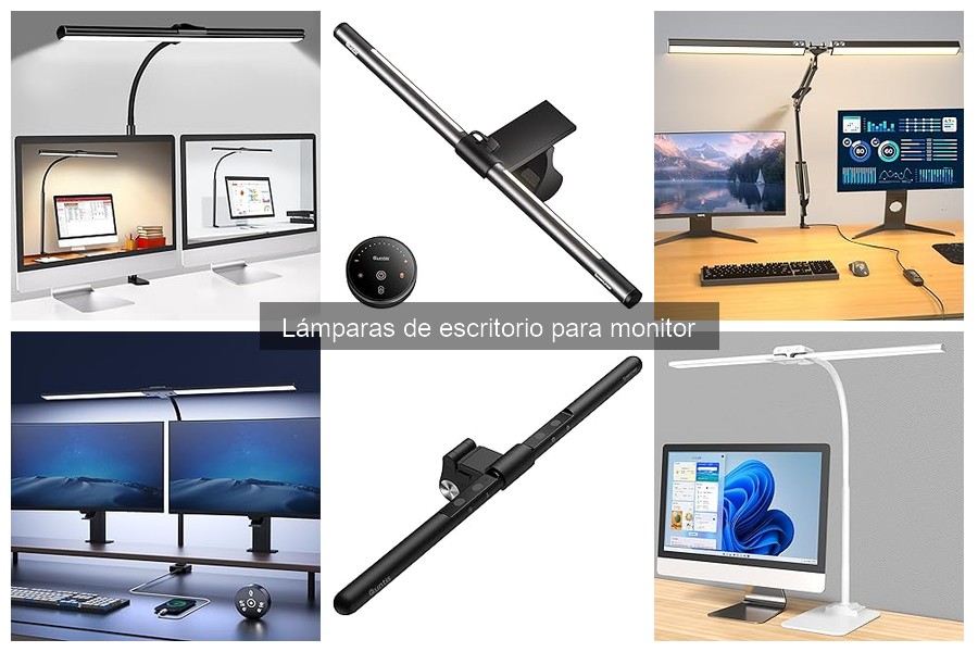 Lámparas de escritorio para monitores grandes: ¿cuál elegir?