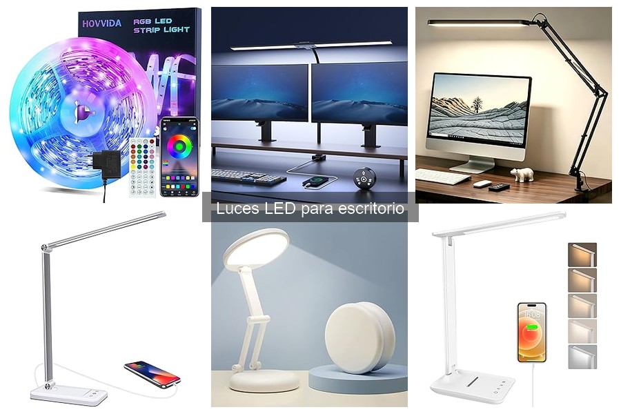 Luces LED para escritorio inteligentes: ventajas y opciones