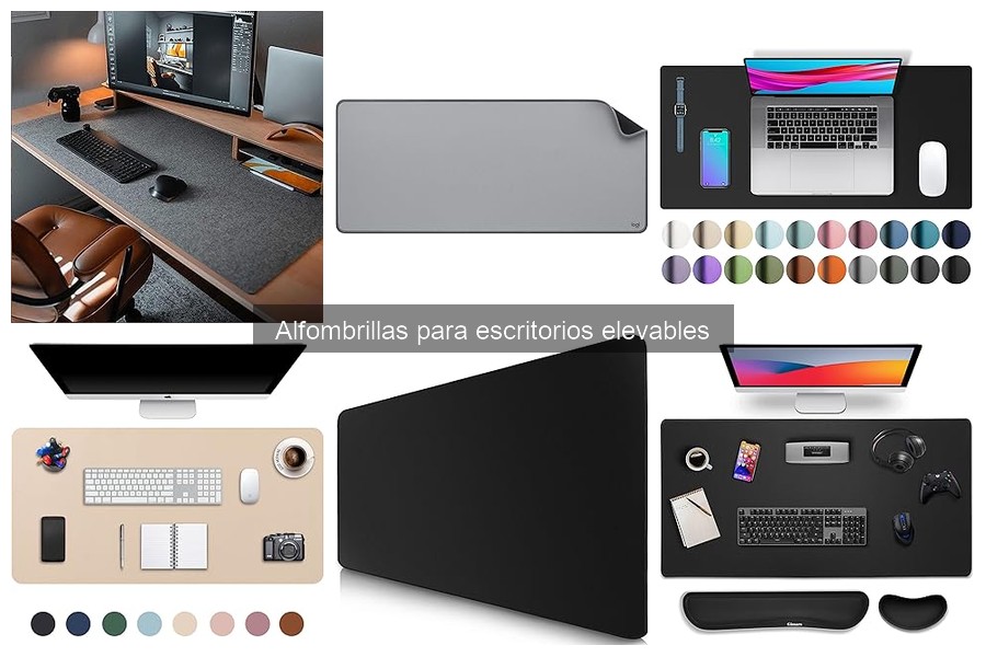 Mantenimiento de alfombrillas para escritorios elevables