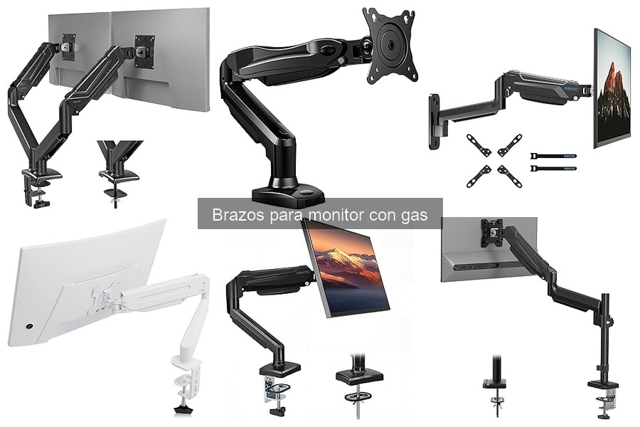 Mantenimiento de brazos para monitor con gas: Guía práctica
