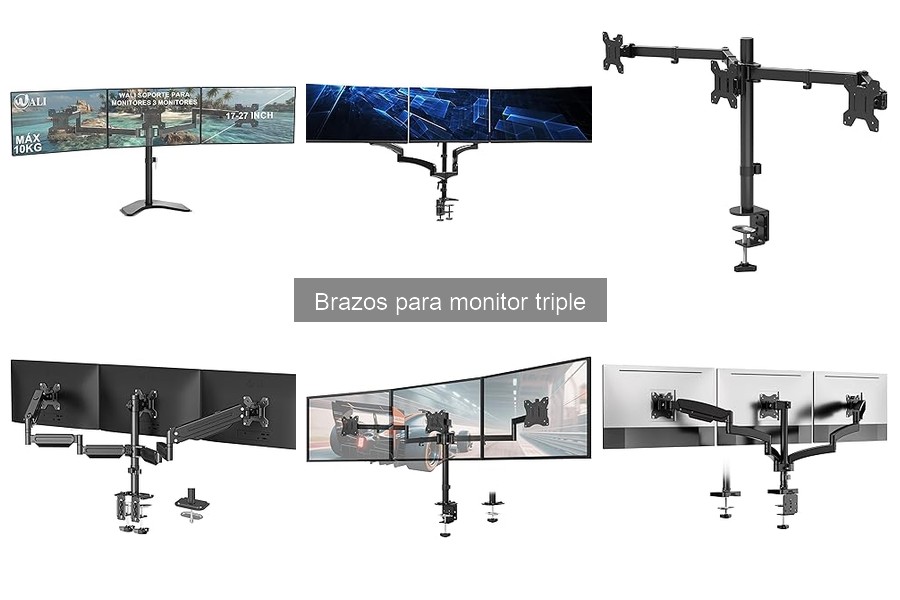 Mantenimiento de brazos para monitor triple: Guía de cuidados
