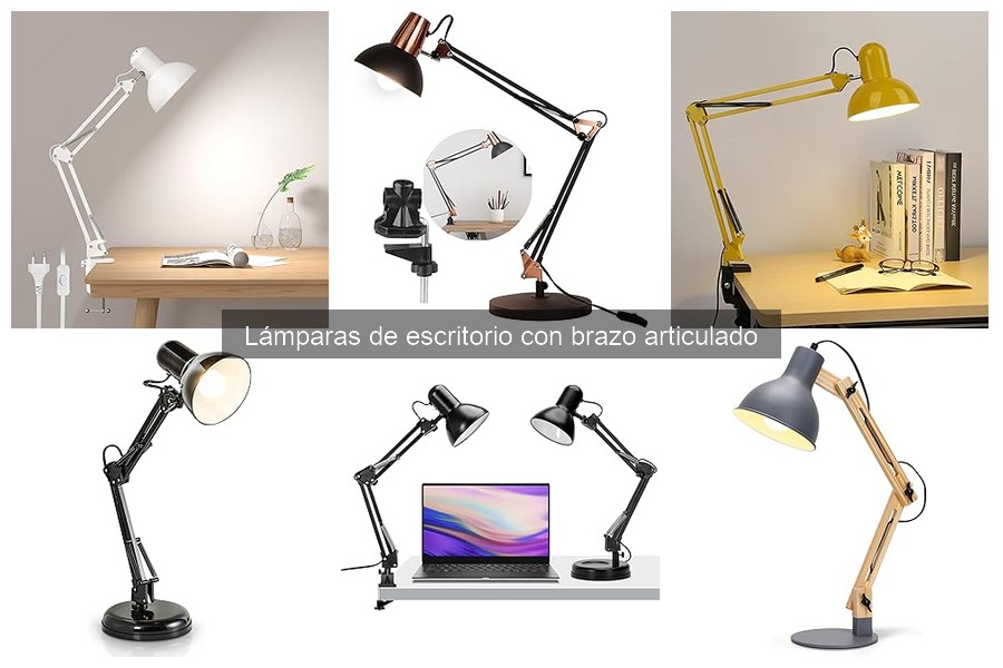Mantenimiento de Lámparas de Escritorio con Brazo Articulado