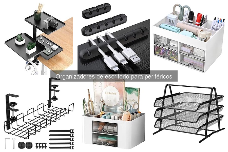 Mantenimiento de organizadores de escritorio para periféricos