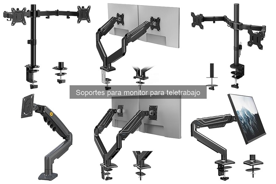 Mantenimiento y limpieza de soportes para monitor