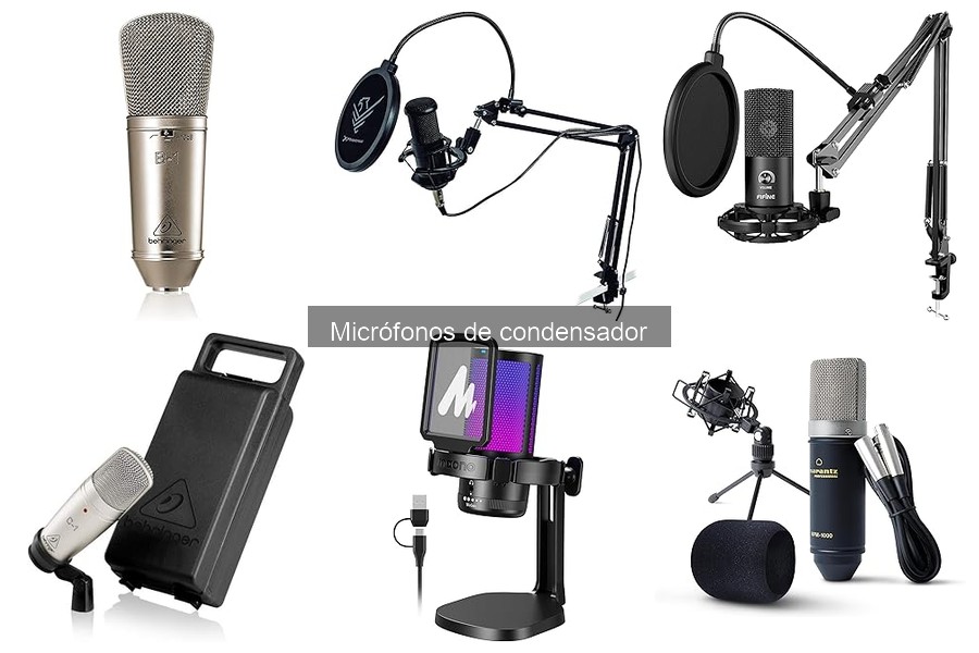 Mejora la Calidad de Sonido con Micrófonos de Condensador