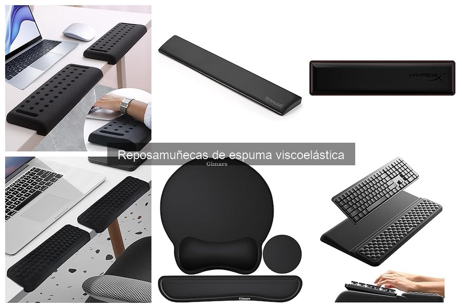Mejora tu ergonomía con reposamuñecas de espuma viscoelástica