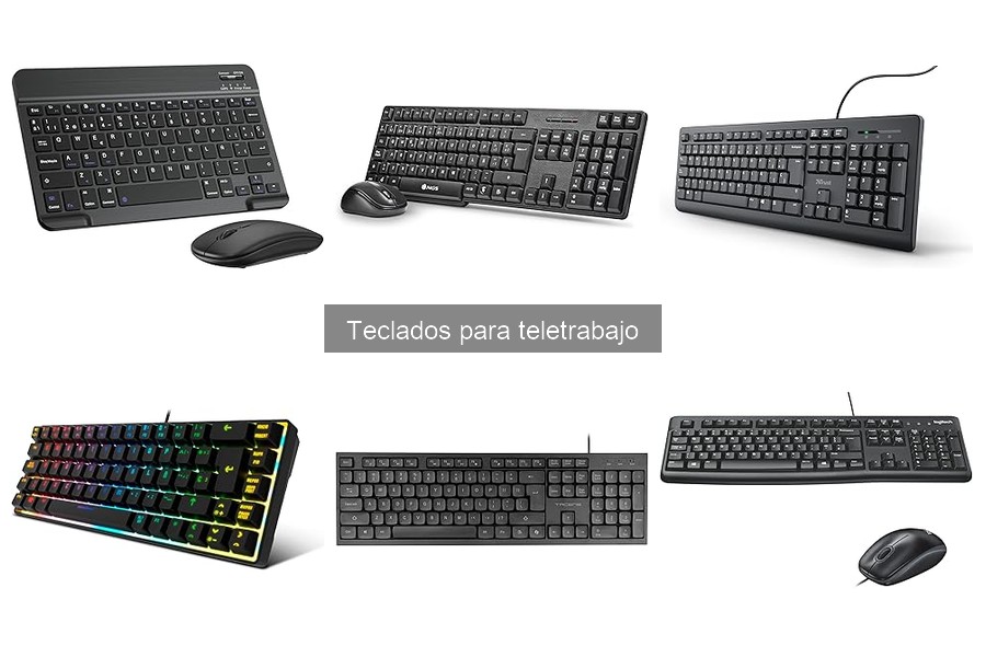 Mejora tu experiencia con el teclado de teletrabajo