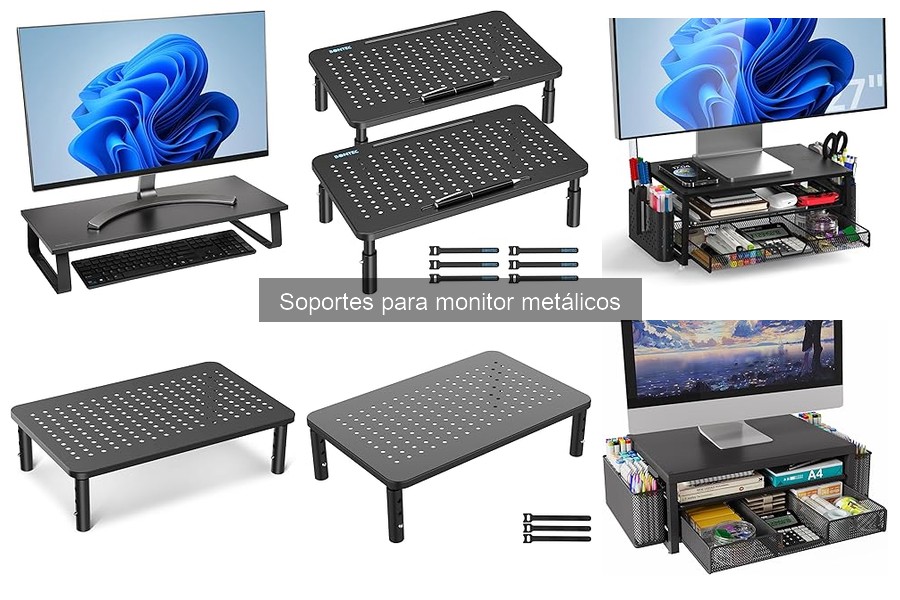 Mejora tu Productividad con Soportes para Monitor Metálicos