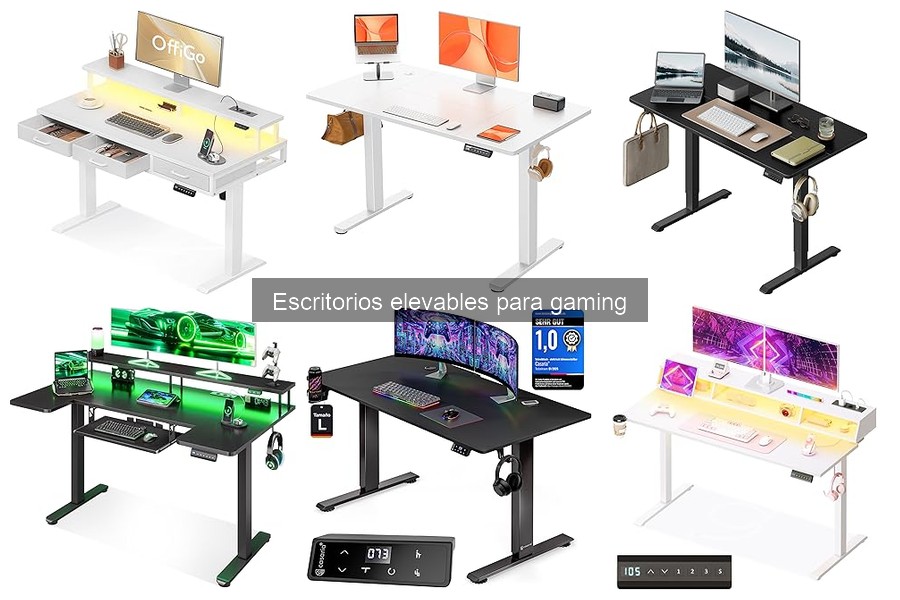 Mejora tu setup de gaming con un escritorio elevable