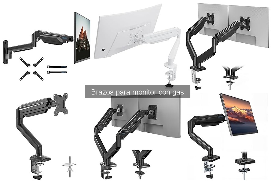 Mejores accesorios para brazos de monitor con gas