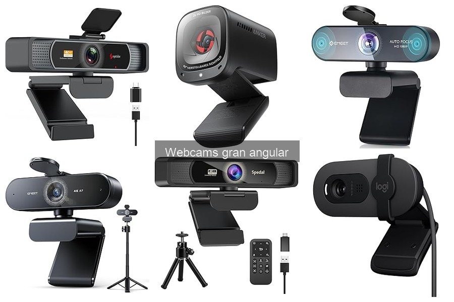 Mejores accesorios para webcams gran angular en 2023