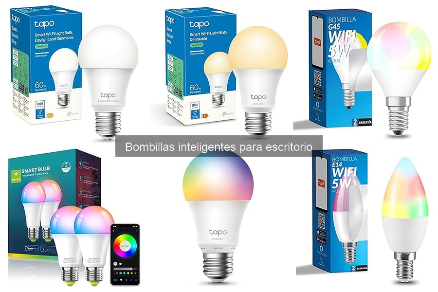 Mejores bombillas inteligentes para escritorio en 2023