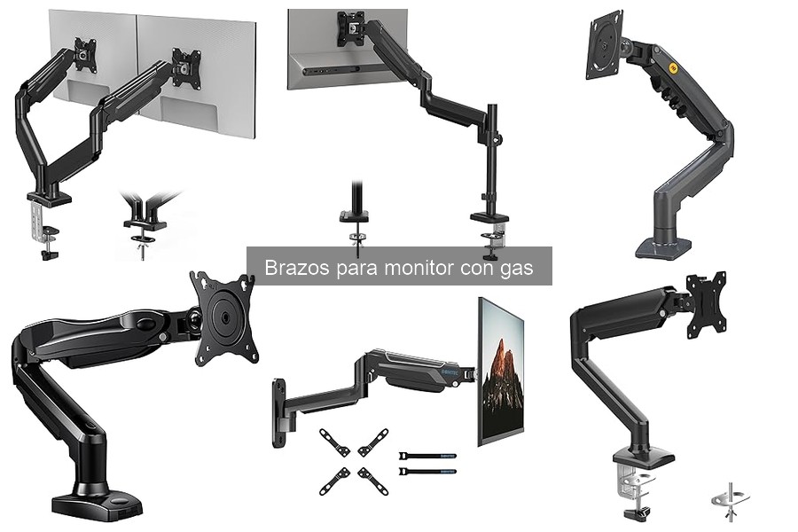 Mejores brazos para monitor con gas en oficinas pequeñas